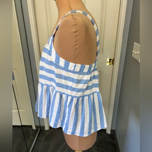 Loft Striped Swing Tank Top Nautical Beach - Picture 5 of 7